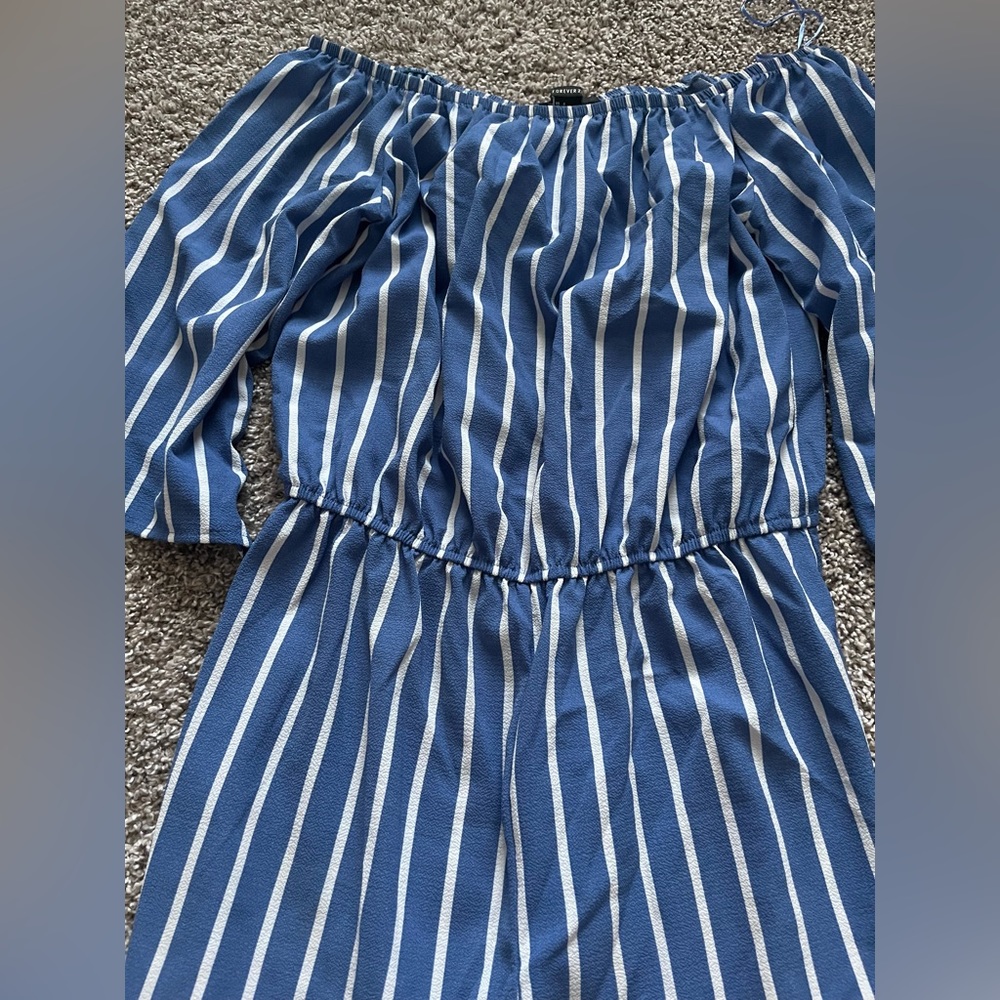 Forever 21 striped romper